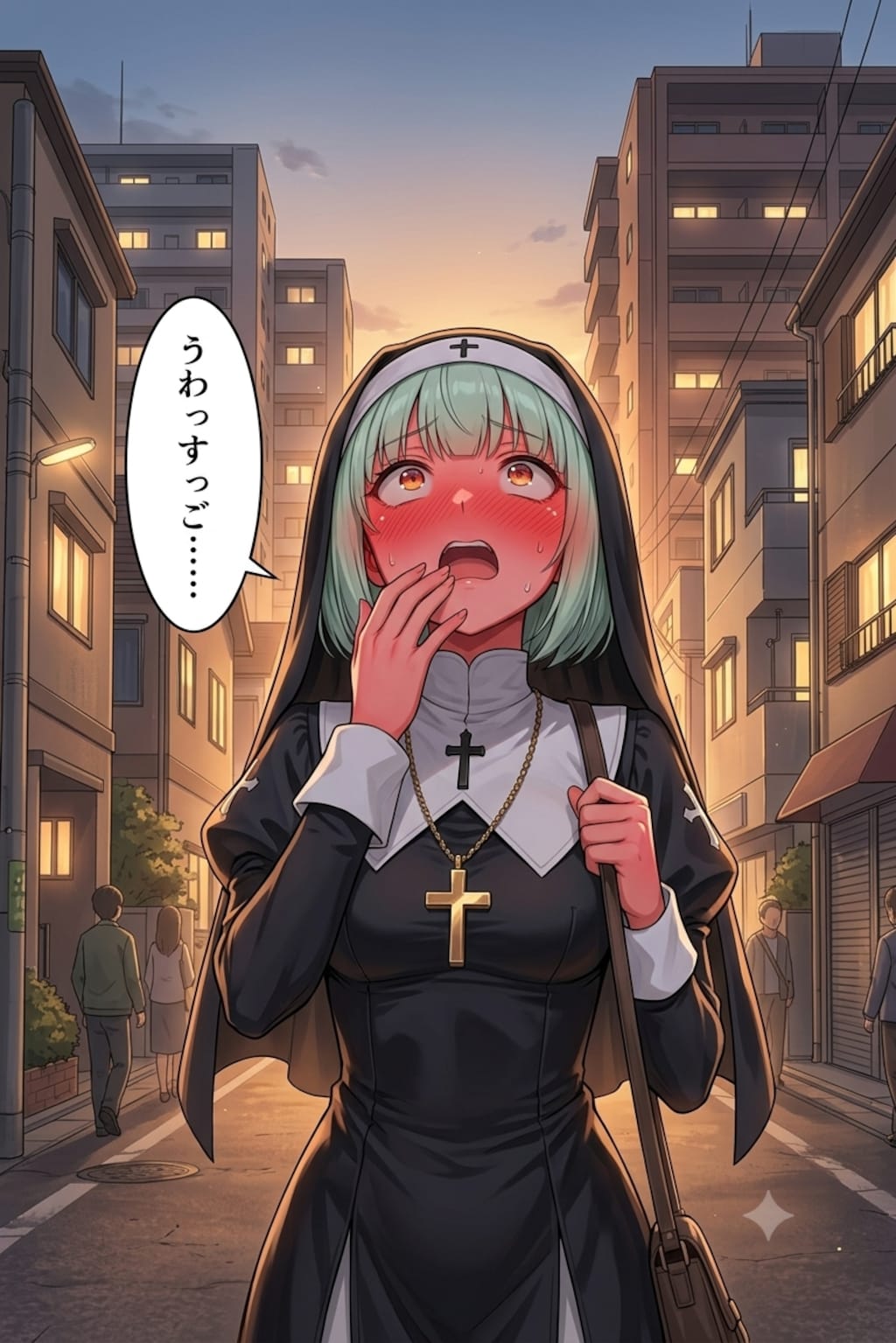 何かを目撃してしまったトーリちゃん