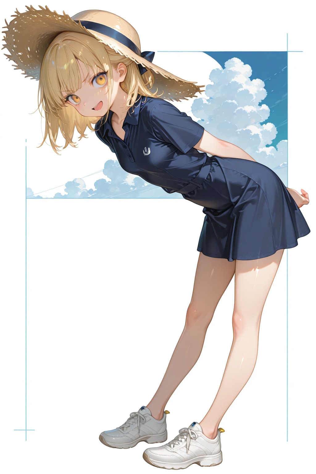 ポロワンピHALOちゃん。