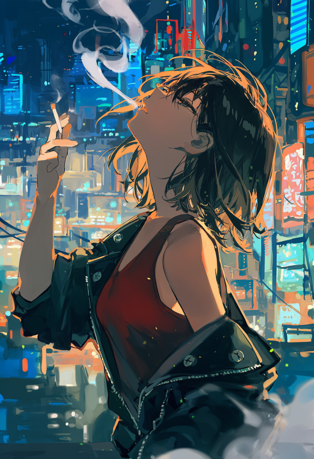ネオンブルーの吐息