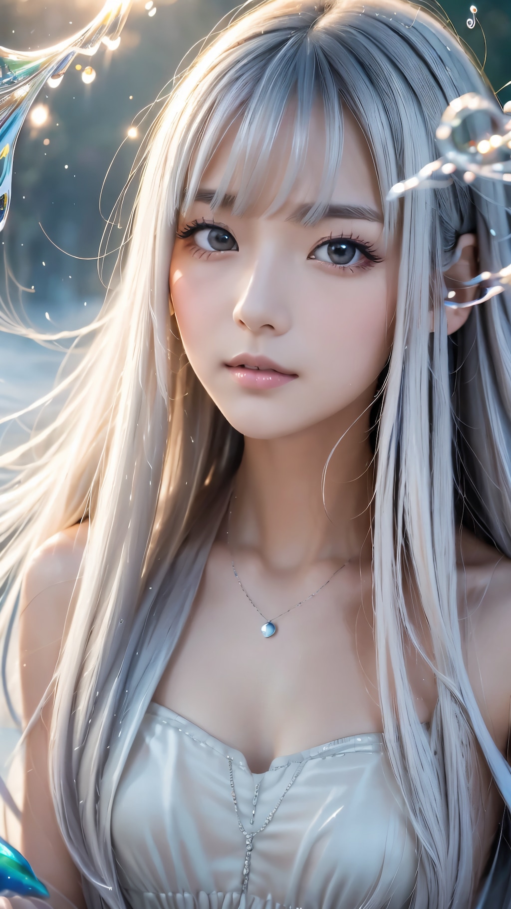 SDリアルフォト系のレタッチ髪