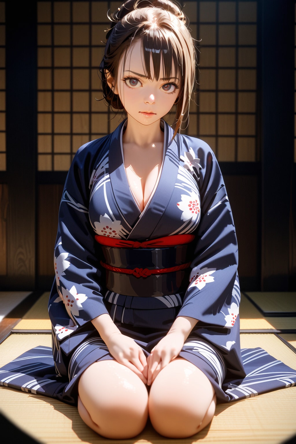 和服三態♪其の二 | の人気AIイラスト・グラビア