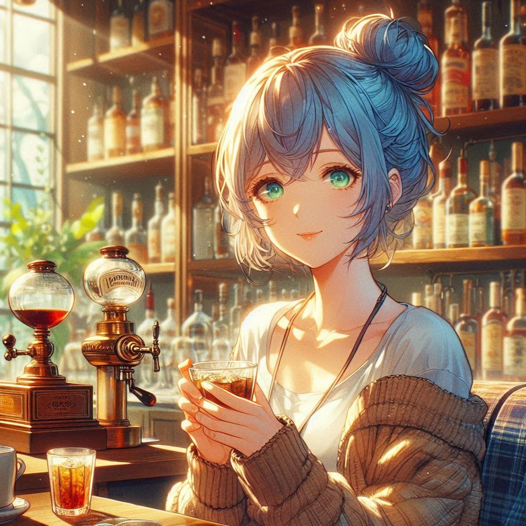 淑女さんとカフェで