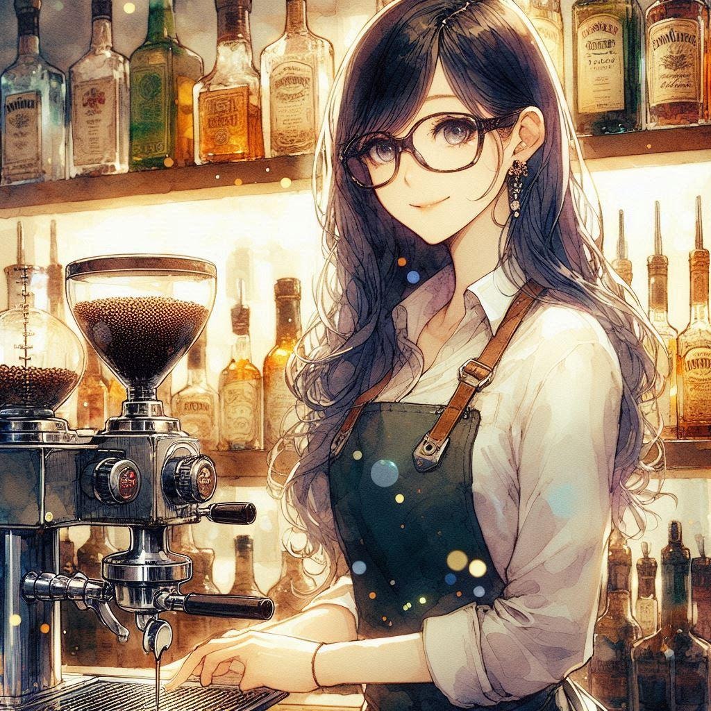 淑女さんとカフェで