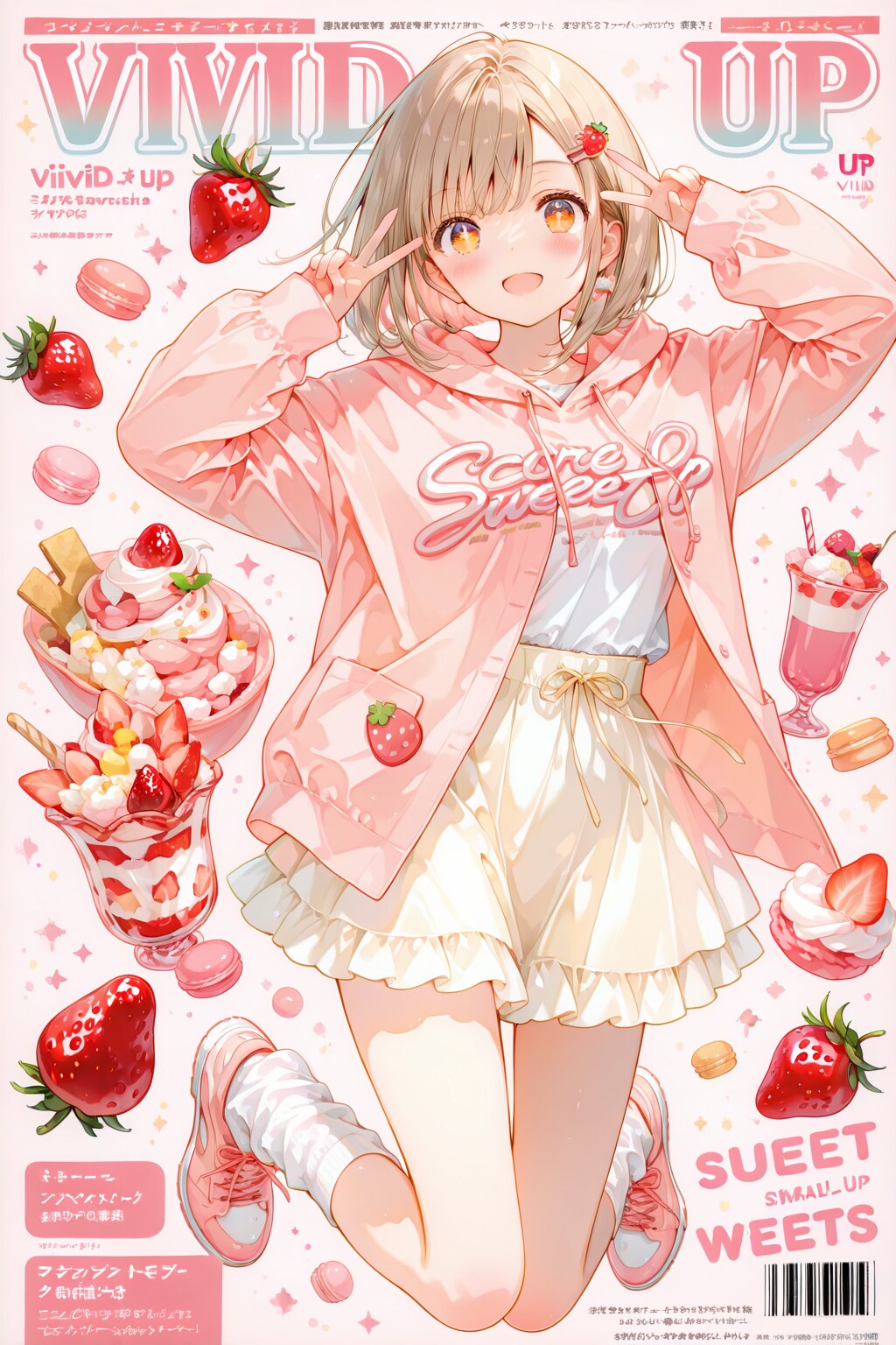 strawberry coordination | の人気AIイラスト・グラビア