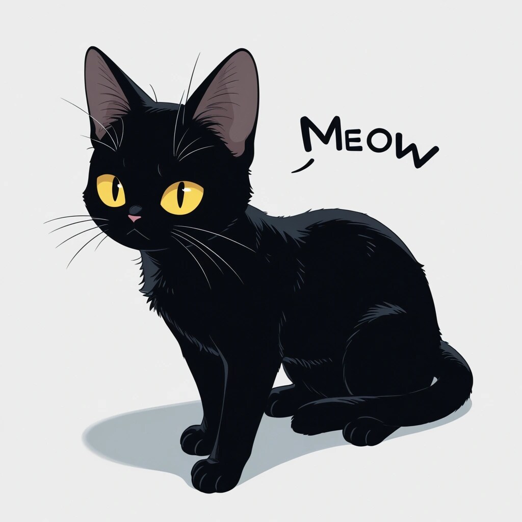 黒猫バリエーション