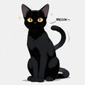 黒猫バリエーション 4枚目