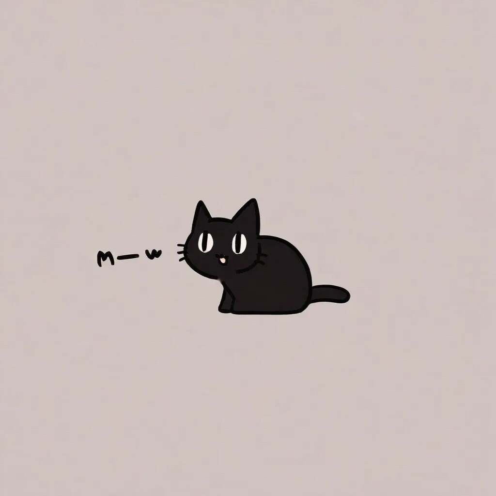 黒猫バリエーション