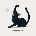 黒猫バリエーション 3枚目