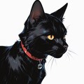 黒猫バリエーション 10枚目