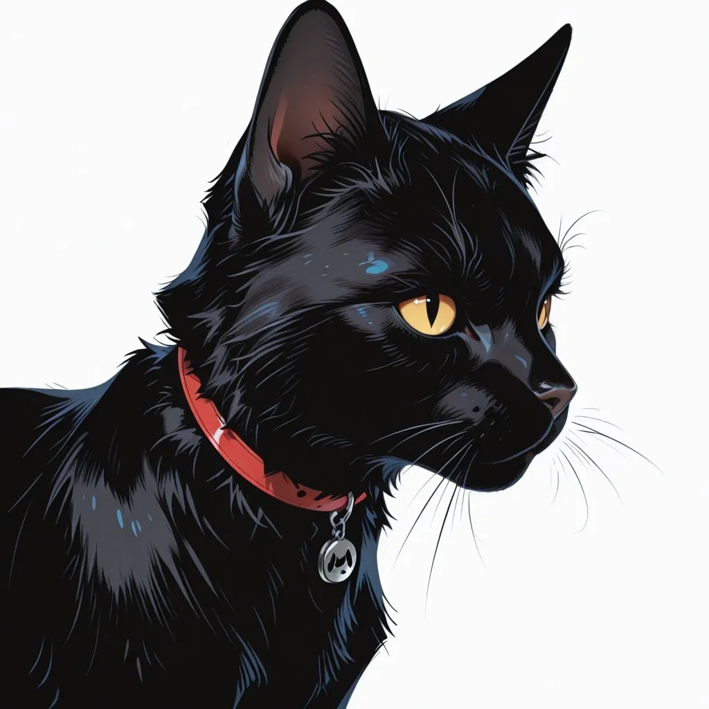 黒猫バリエーション