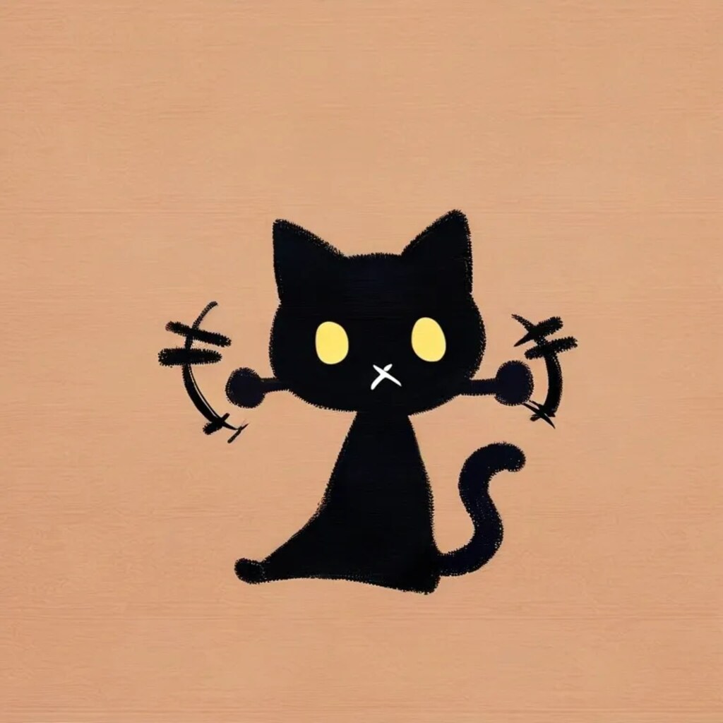 黒猫バリエーション