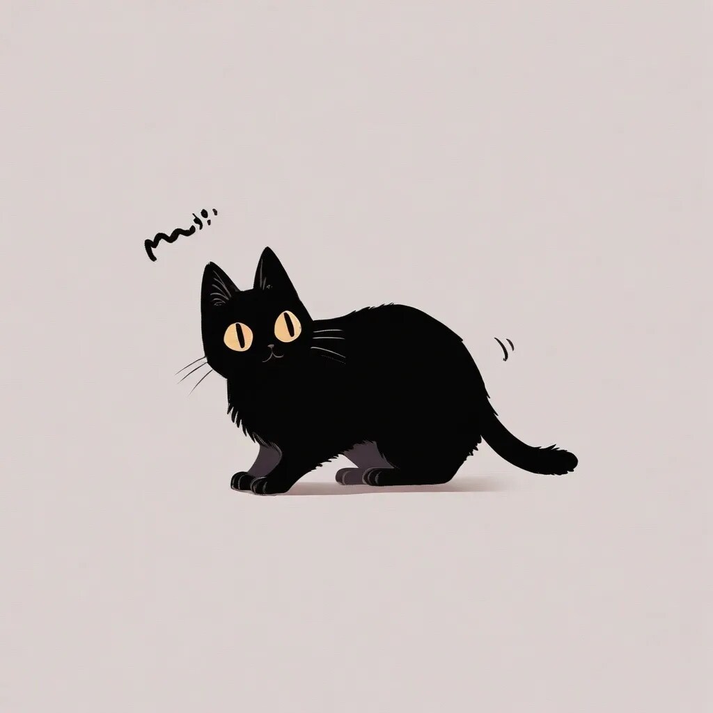 黒猫バリエーション