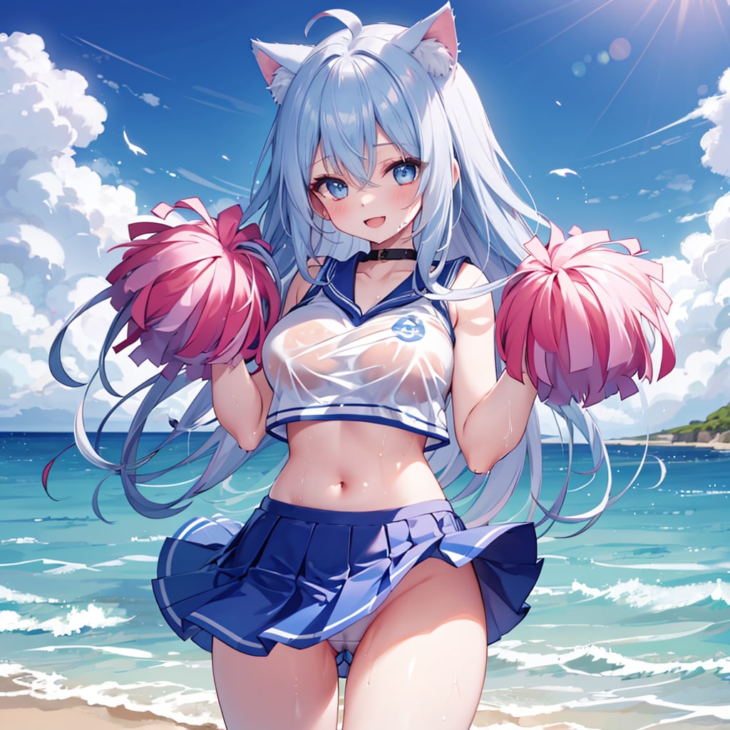 涼しげなチアねこさん3