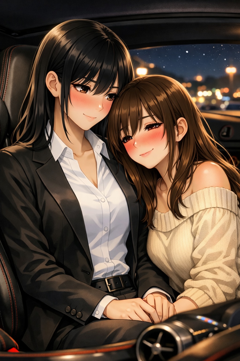 夜のサービスエリア（東名高速道路全通記念日）