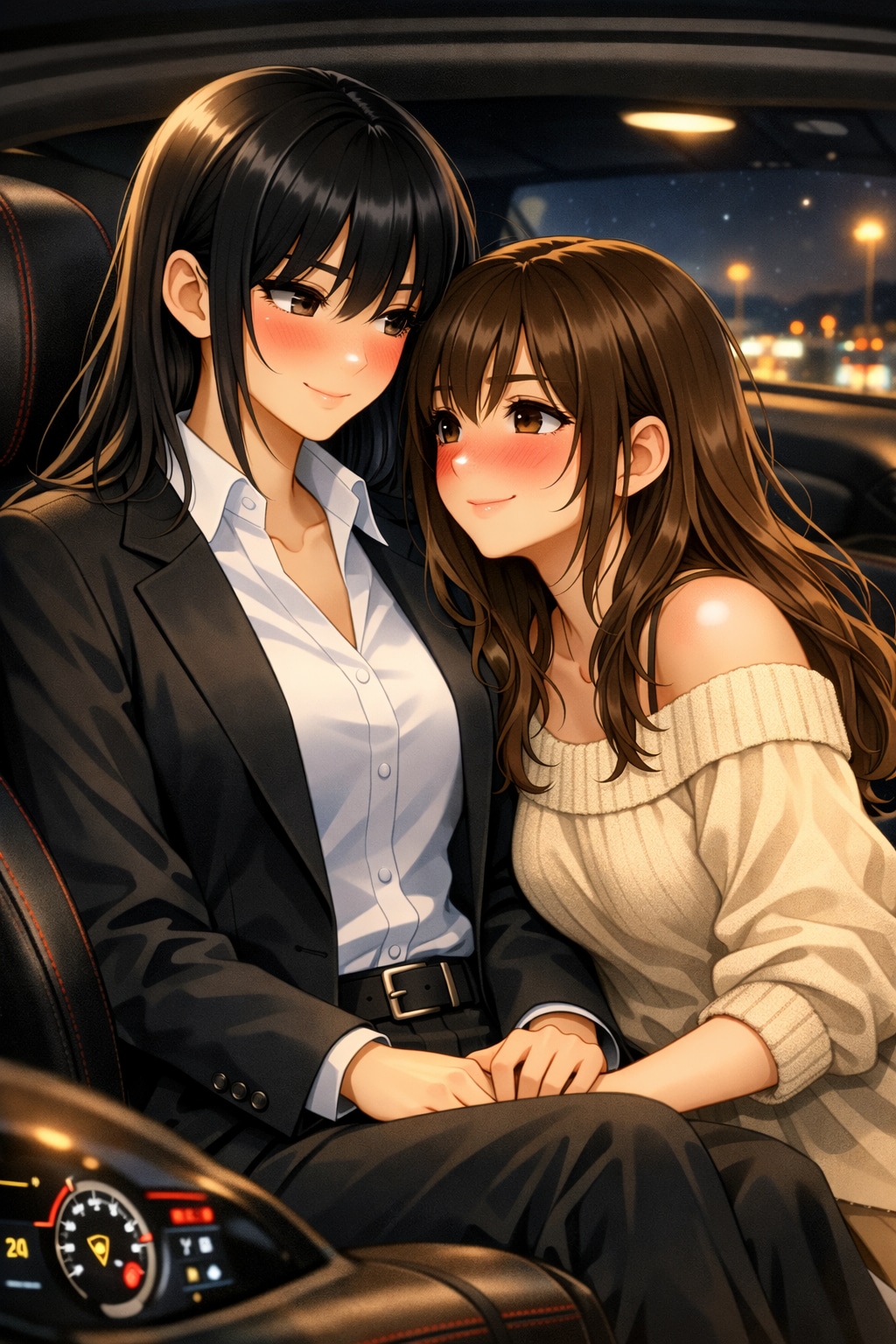 夜のサービスエリア（東名高速道路全通記念日）