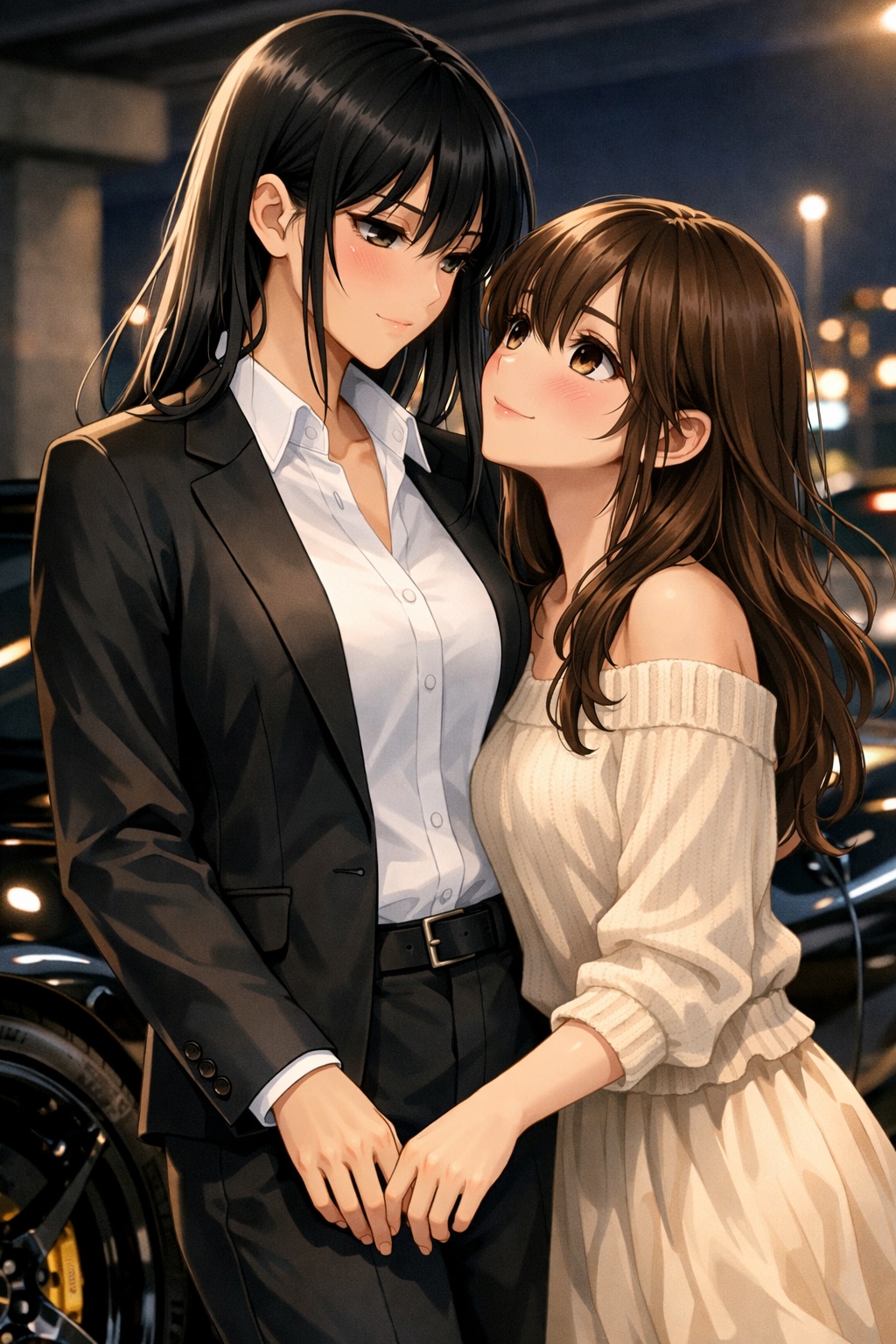 夜のサービスエリア（東名高速道路全通記念日）