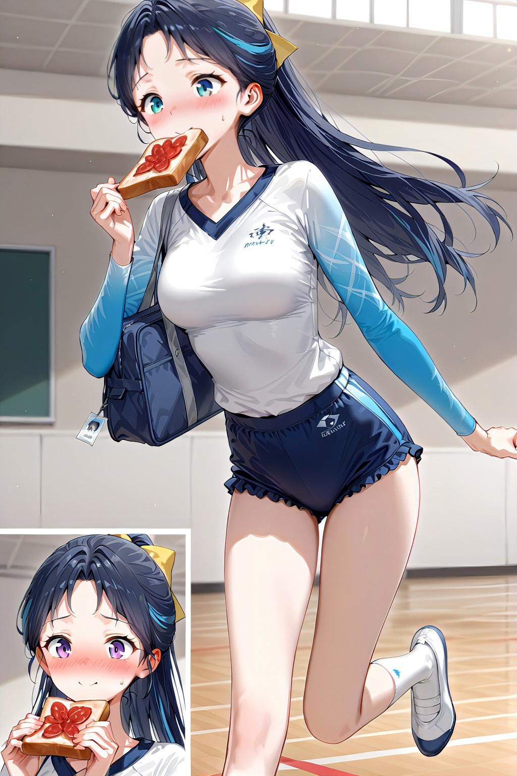 トースト咥えて体育館ダッシュ！