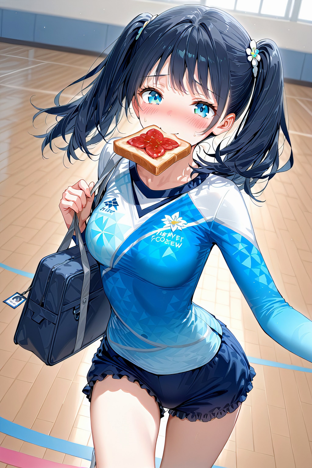 トースト咥えて体育館ダッシュ！
