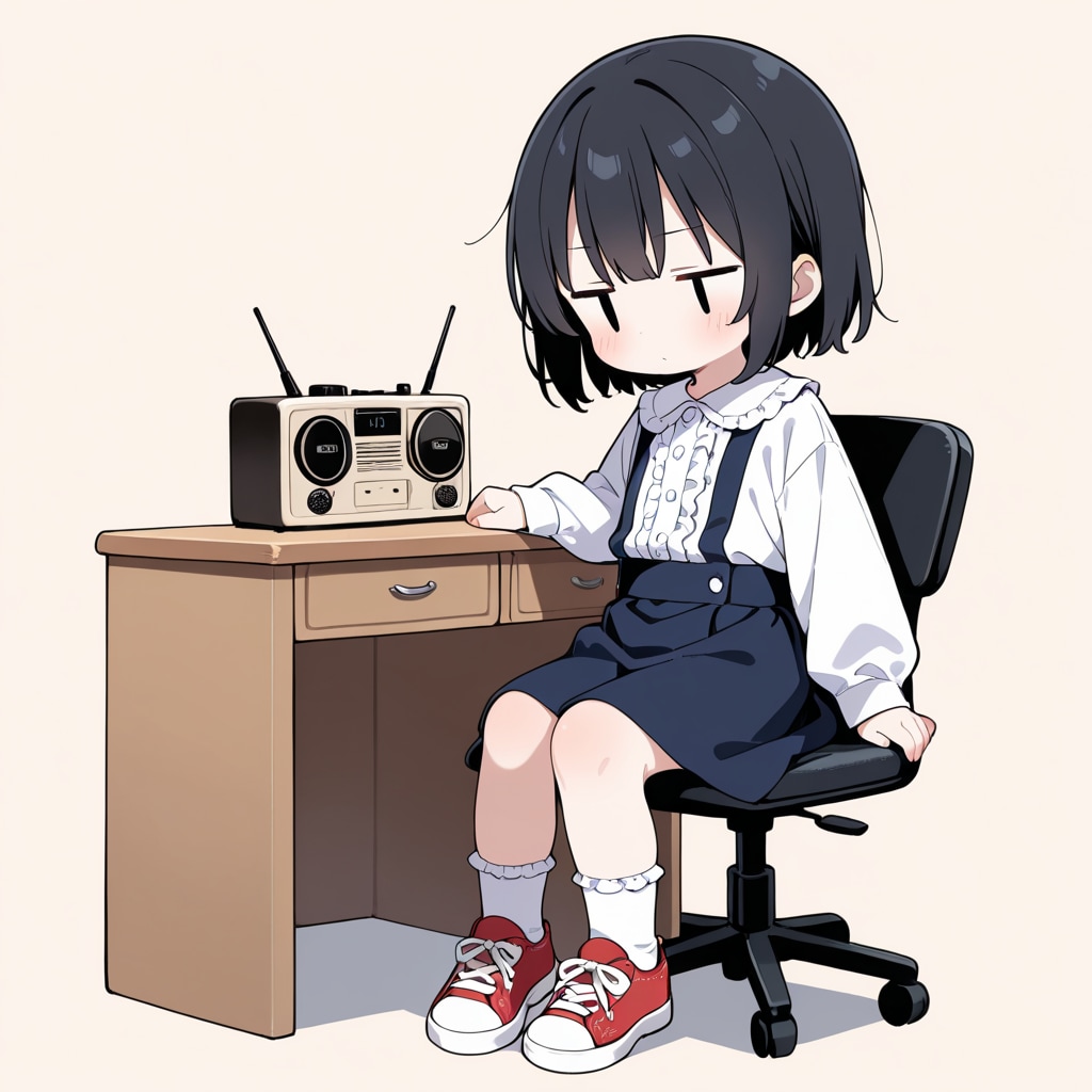 ラジオ放送を聴く | の人気AIイラスト・グラビア