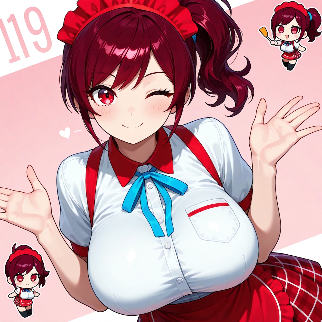 わたしとちびキャラ