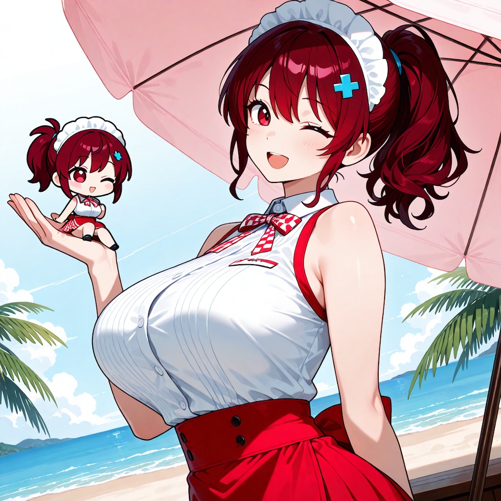 わたしとちびキャラ