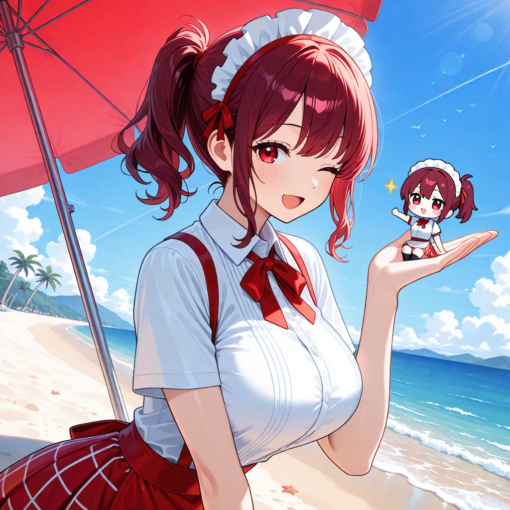 わたしとちびキャラ