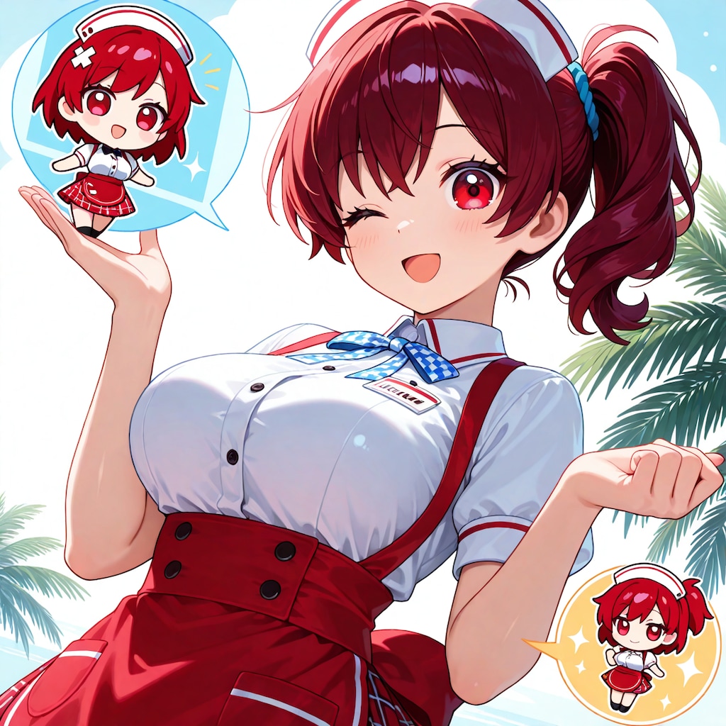 わたしとちびキャラ