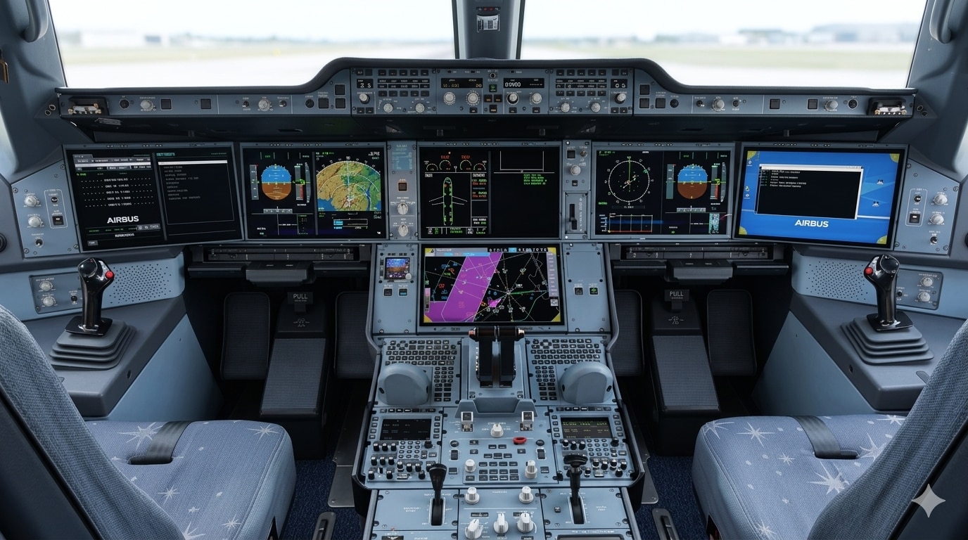 エアバス A350-1000 コックピット | の人気AIイラスト・グラビア
