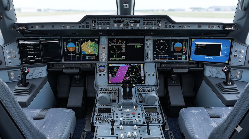 エアバス A350-1000 コックピット