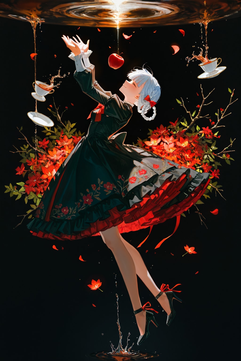 リンゴと紅茶 | の人気AIイラスト・グラビア