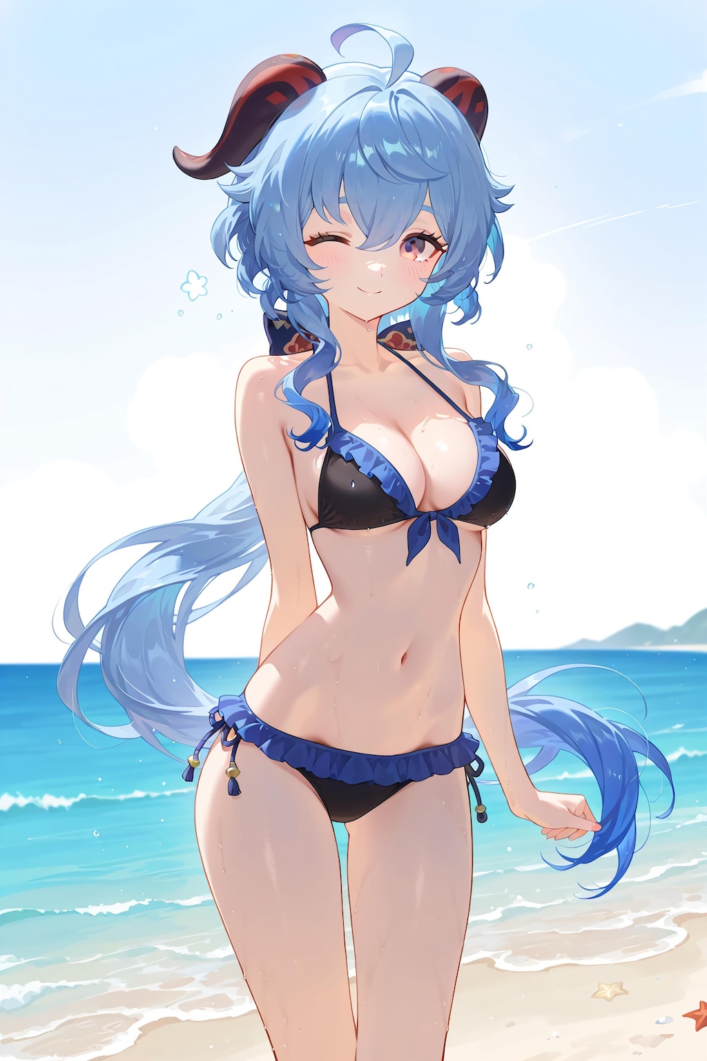 水着甘雨