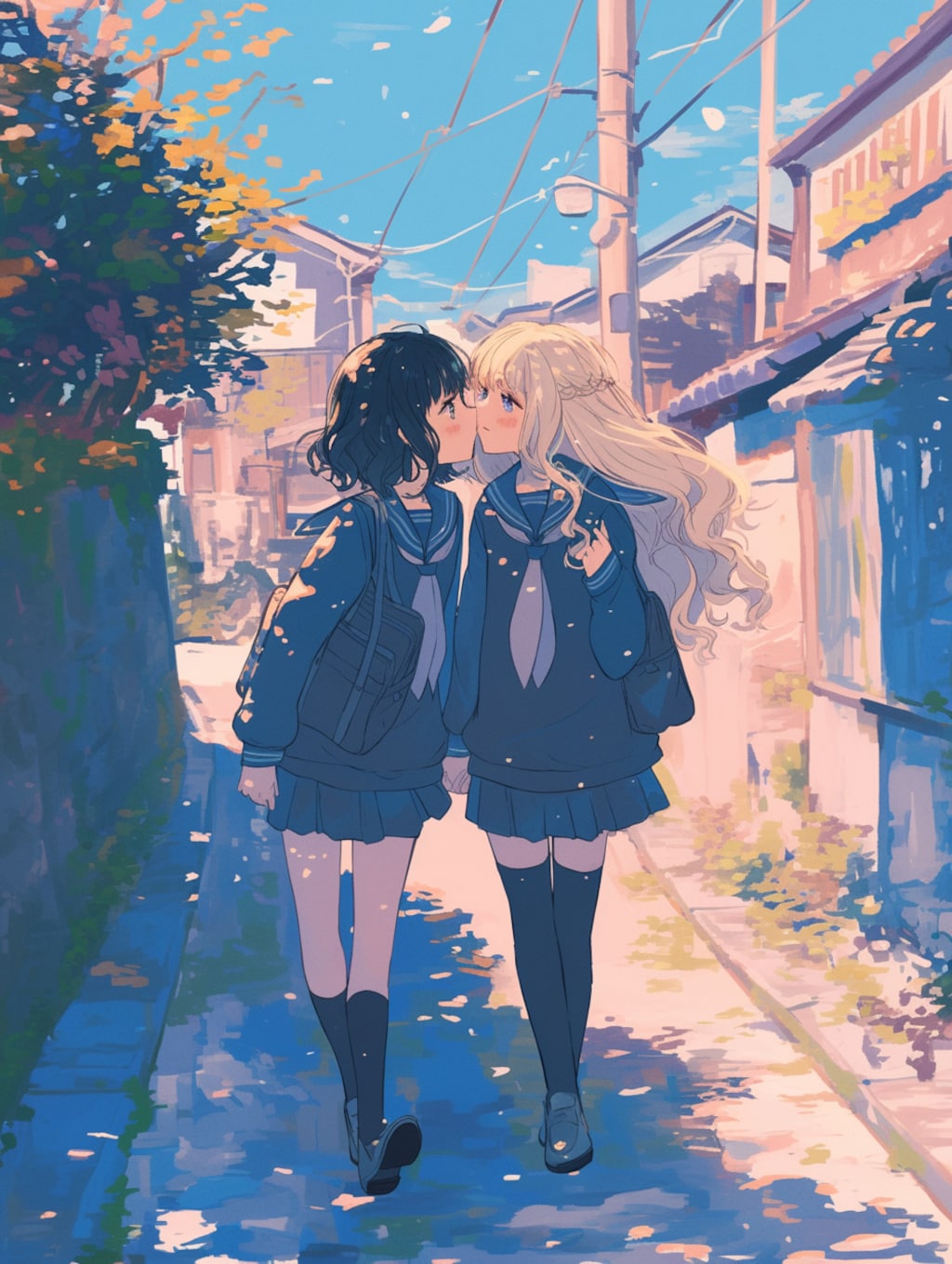 キスしたい二人のJK247