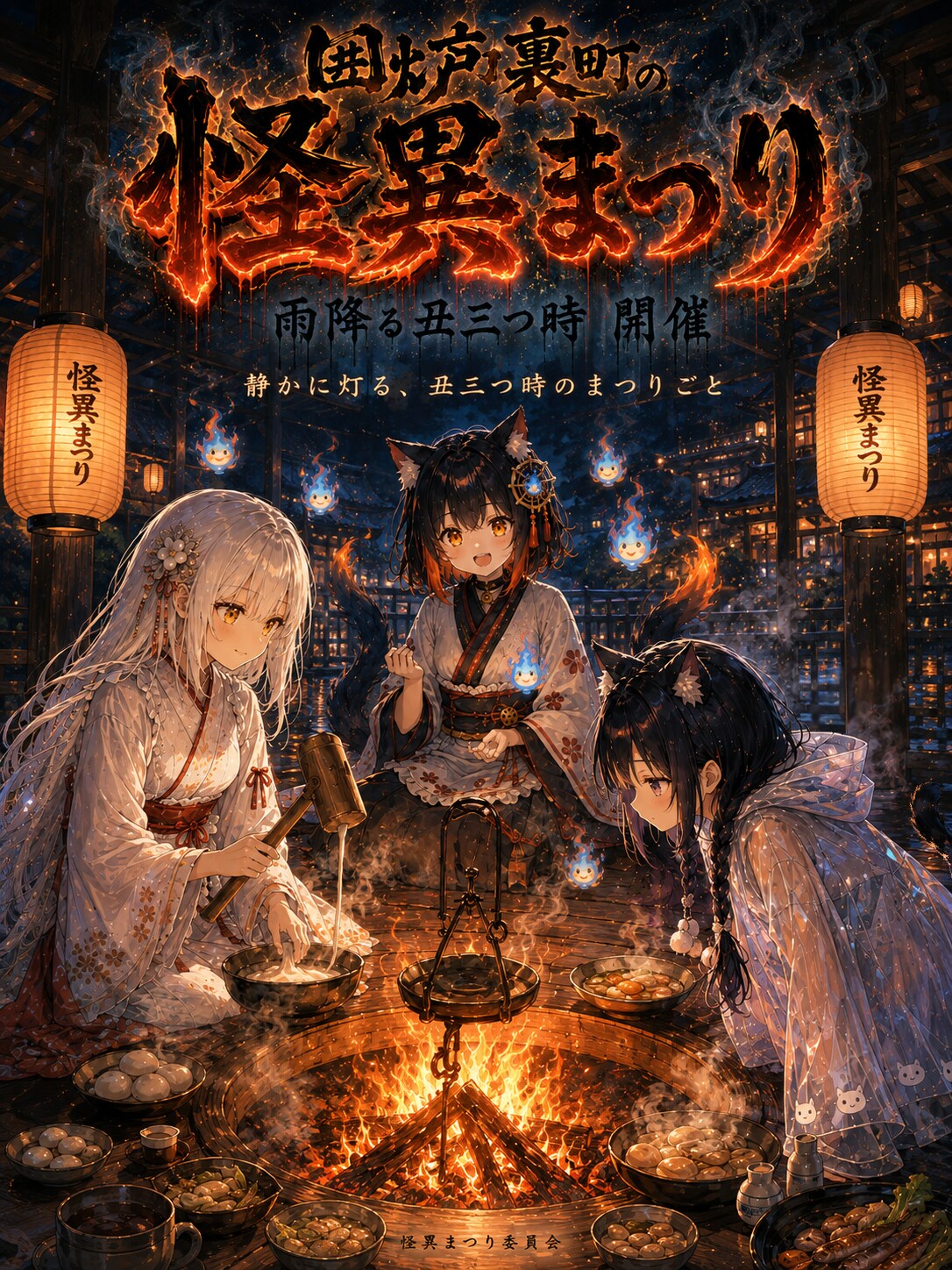 怪異まつり開催👻 | の人気AIイラスト・グラビア
