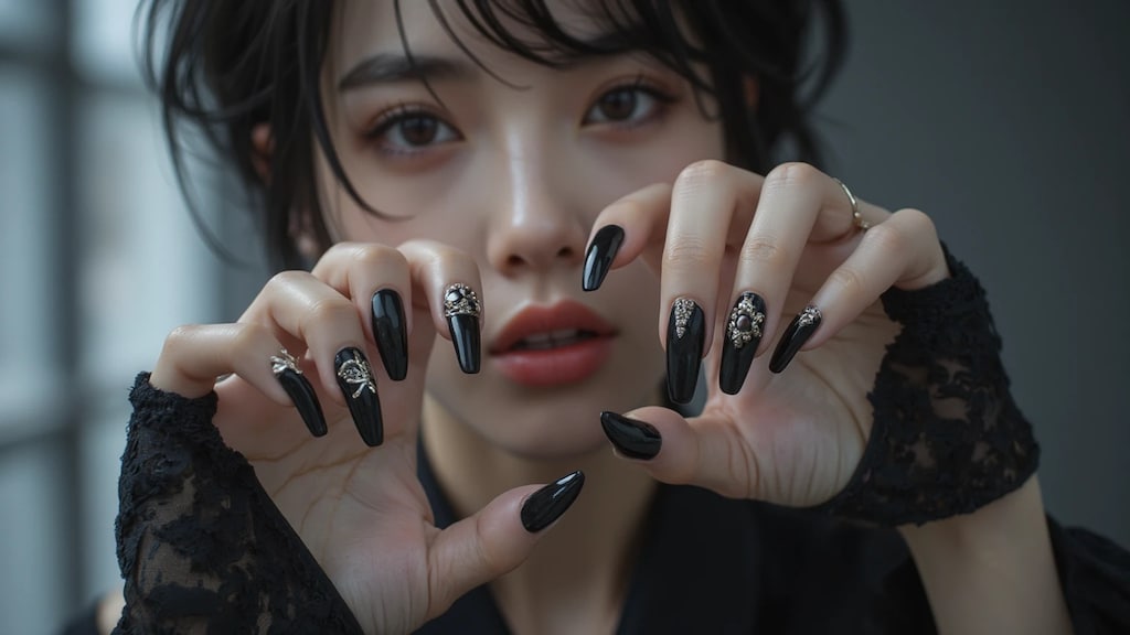 インフルエンサーが新作ネイルをSNSに載せる為に写真撮影「さすがマネージャー　私の可愛い角度分かってきたね♡ありがとう♡」