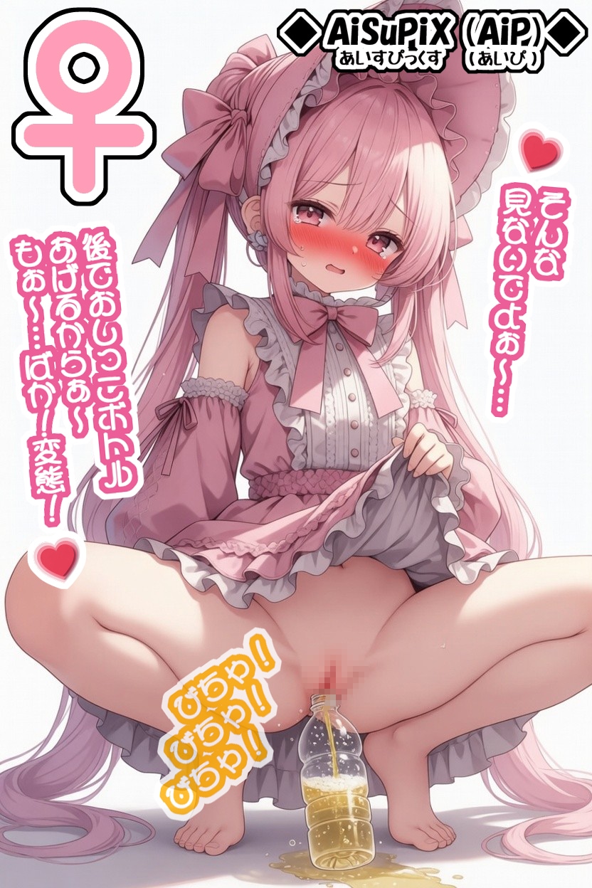 💗【裏】AiSuPix／可愛いぴんく髪ロリータちゃん💗