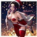 セクシーな胡蝶しのぶがトップレスで魅了するサンタコスチュームでメリークリスマス 4枚目