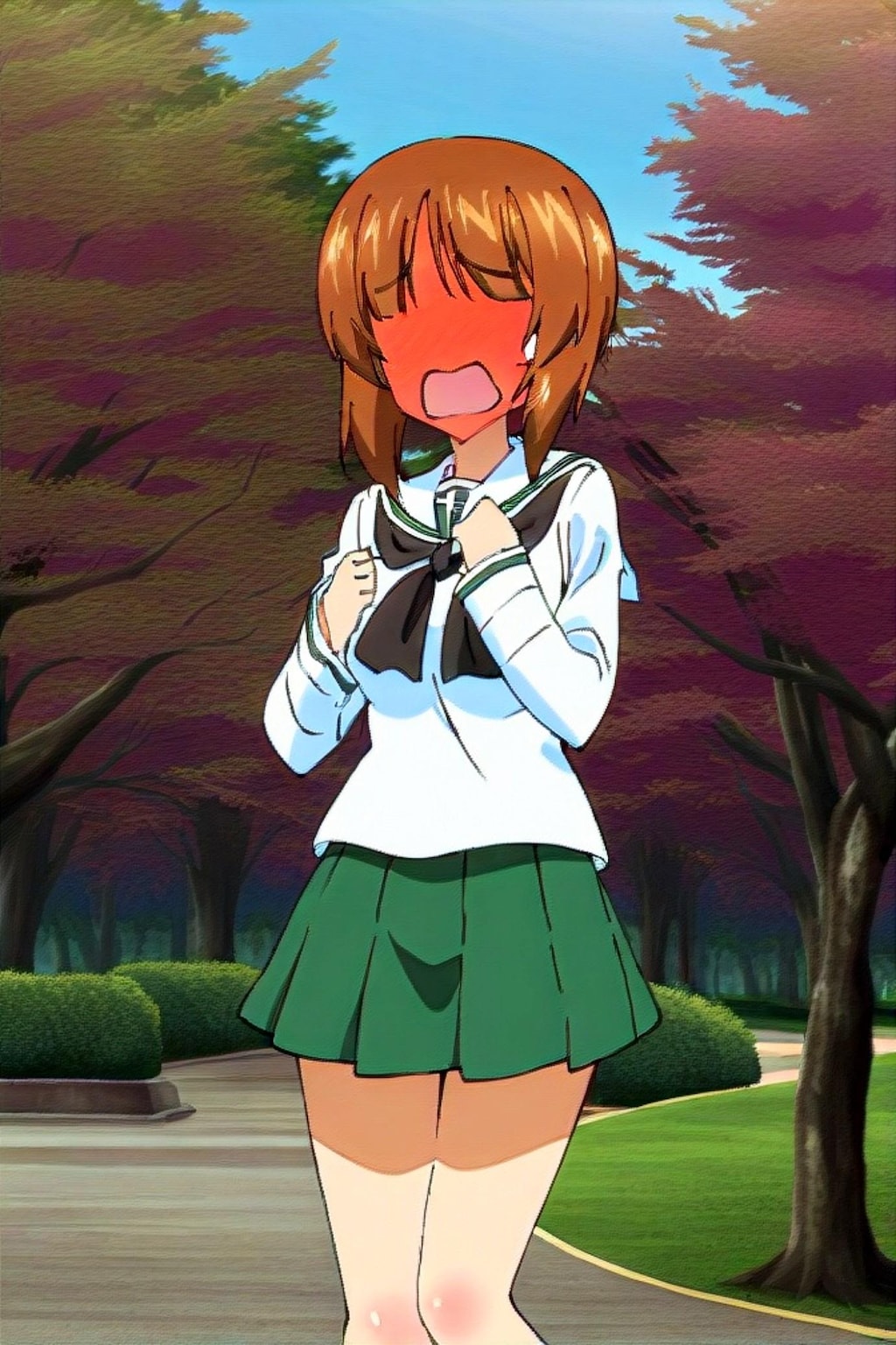 赤面の西住みほ