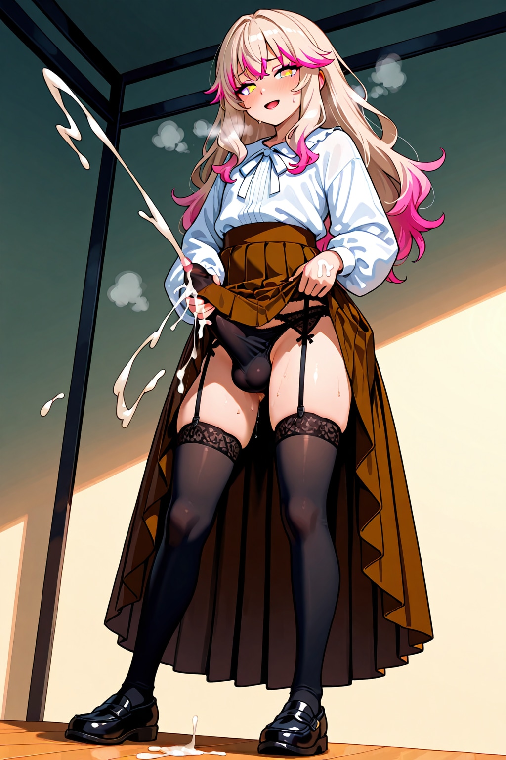 Enjoying thighhighs