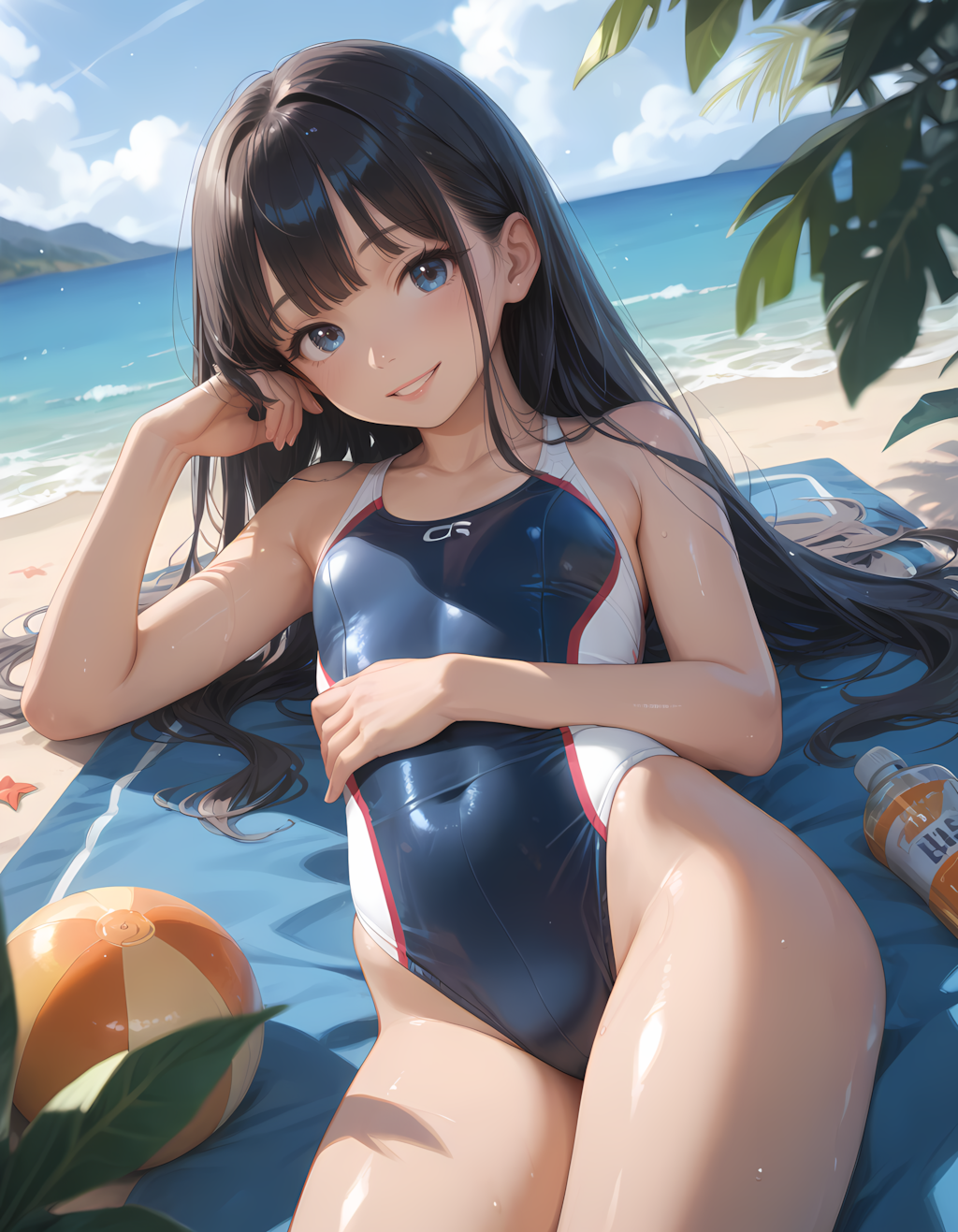 南国ビーチでバカンスお嬢様♬