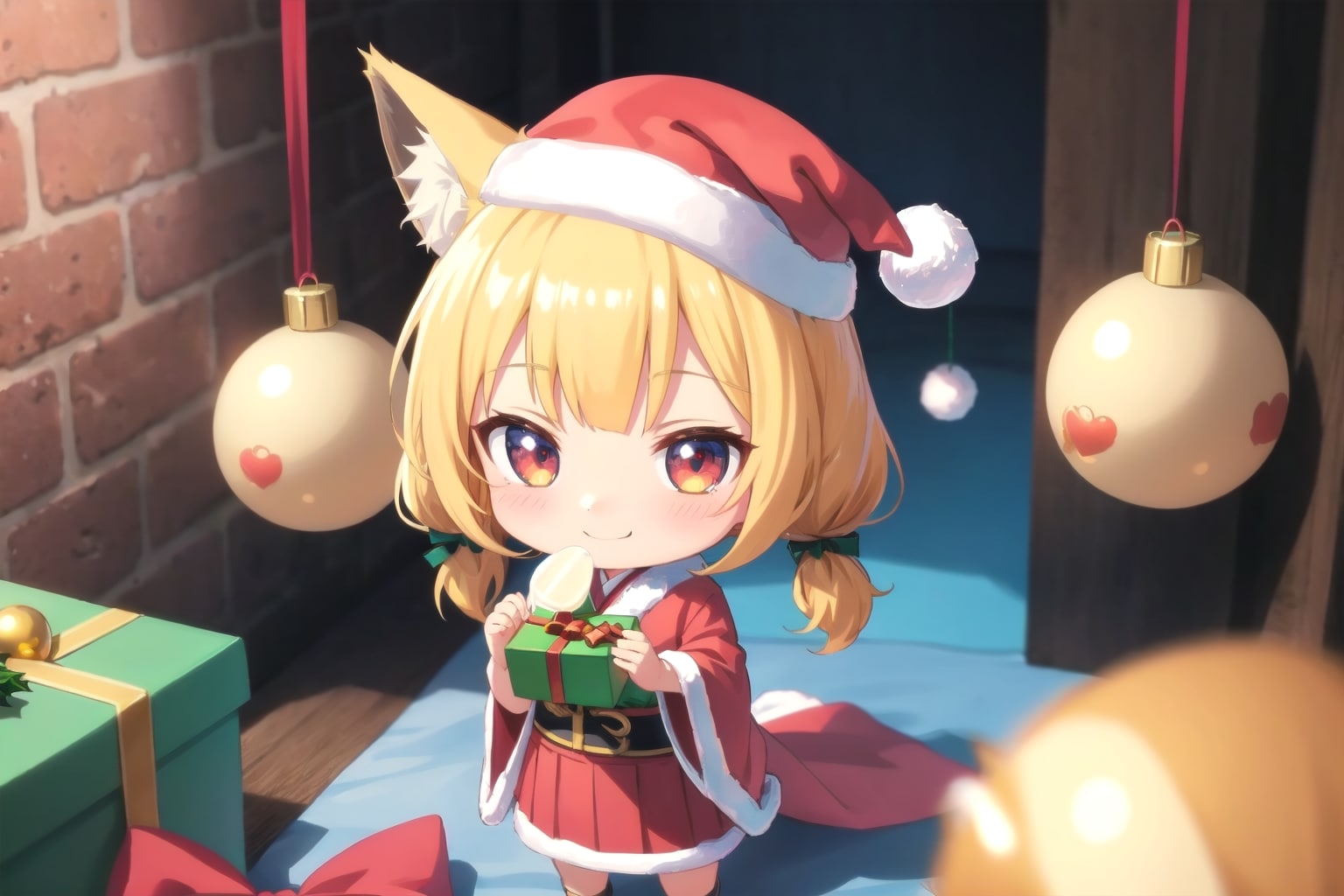 サンタちびちゃん。 | の人気AIイラスト・グラビア