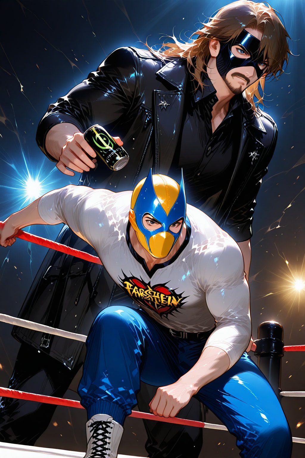 覆面レスラー　白きヒーローと黑き怪物