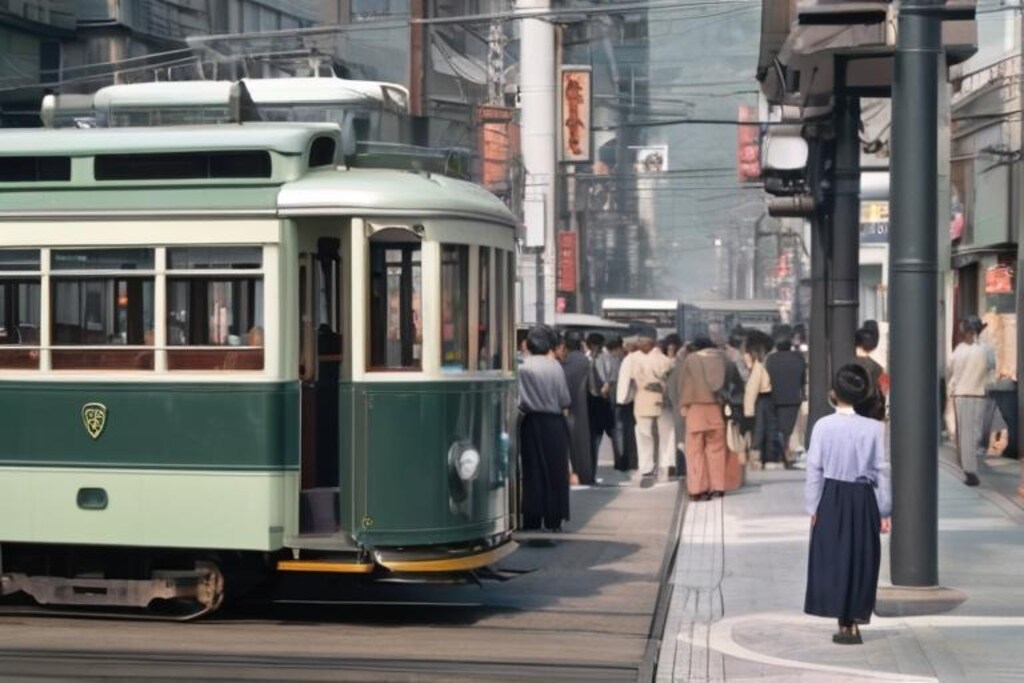 市電のある風景