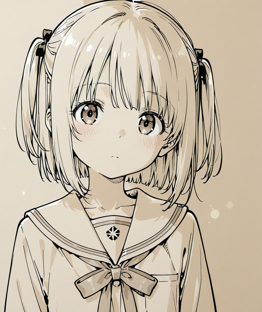 下書きの女の子 | の人気AIイラスト・グラビア