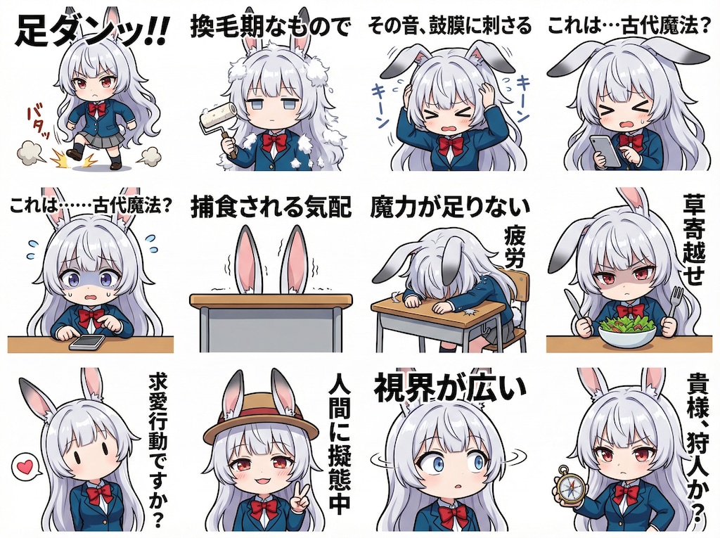 うさぎの娘（兎野歩夢）LINEスタンプ発売（嘘）