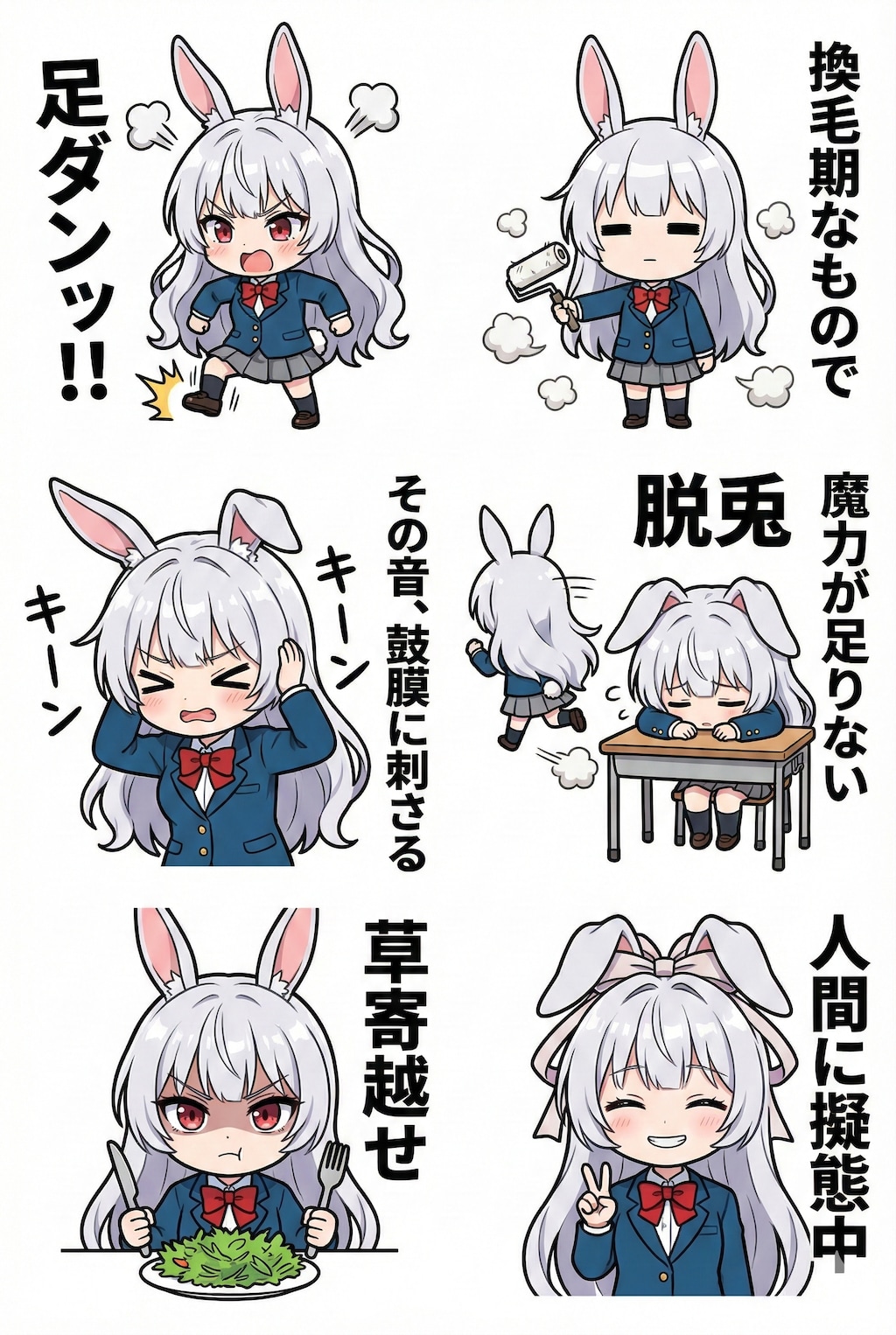 うさぎの娘（兎野歩夢）LINEスタンプ発売（嘘）