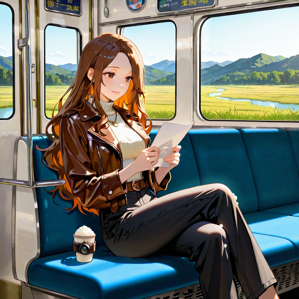 まだあと…電車で1時間かぁ…