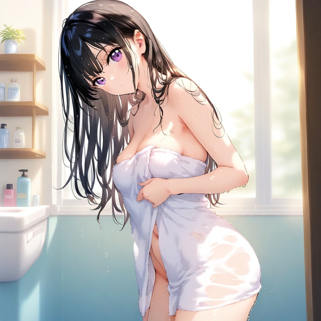 風呂上がりの凛ちゃん