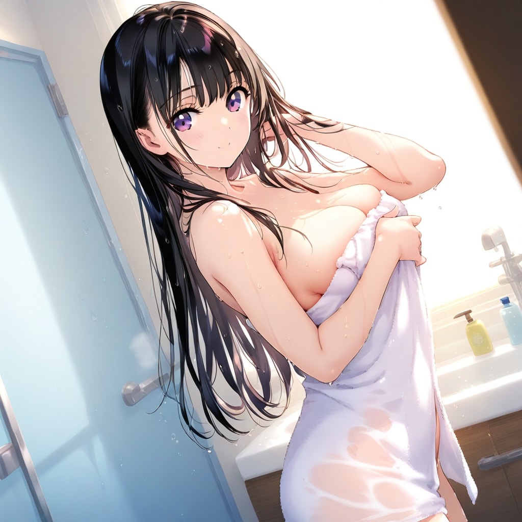 風呂上がりの凛ちゃん