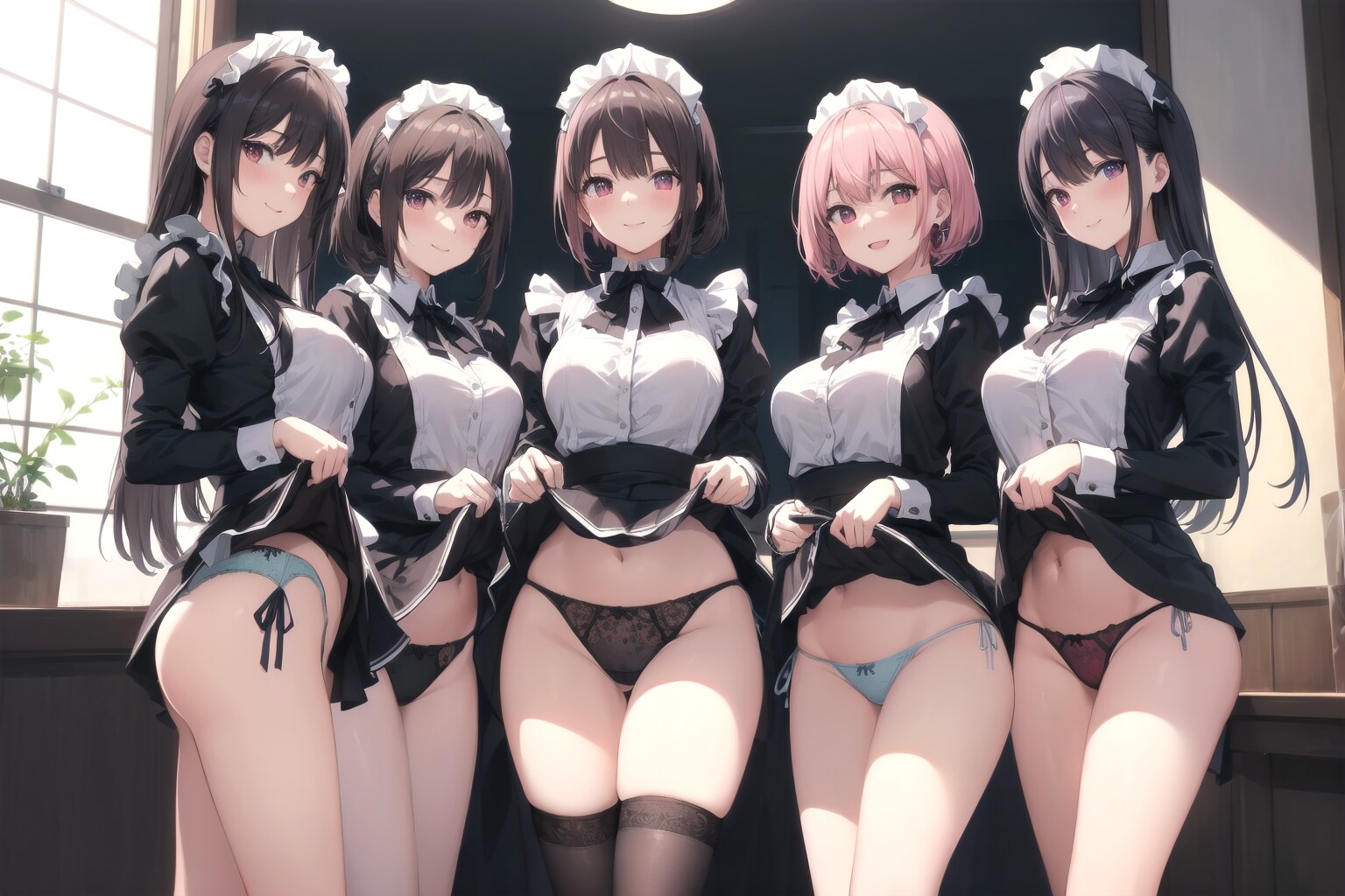 【今日のハーレム】女体グルメ旅行を満喫したご主人様をお出迎え【R-15版】