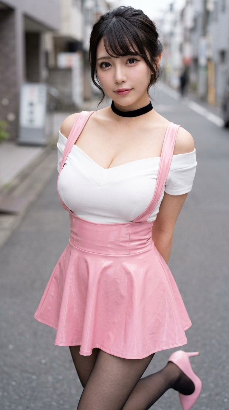 白ピンク